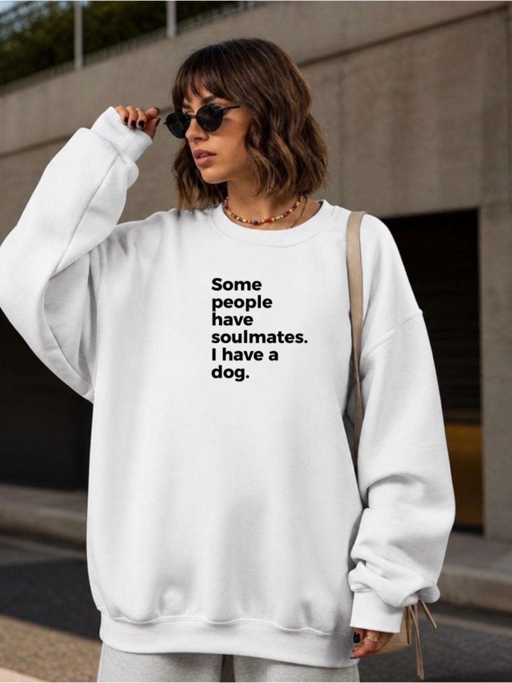 Some People Have Soulmates I Have a Dog Sweatshirt Funny